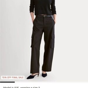 Everlane Black Women's Cargo Pants size 14